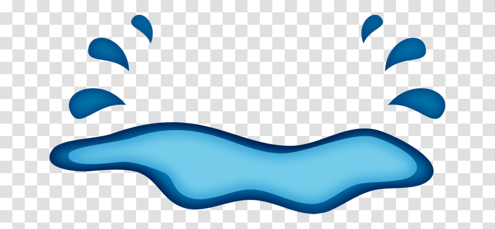 Aw Puddle Water Puddle With Splash, Arm, Mammal, Animal, Sea Life Transparent Png