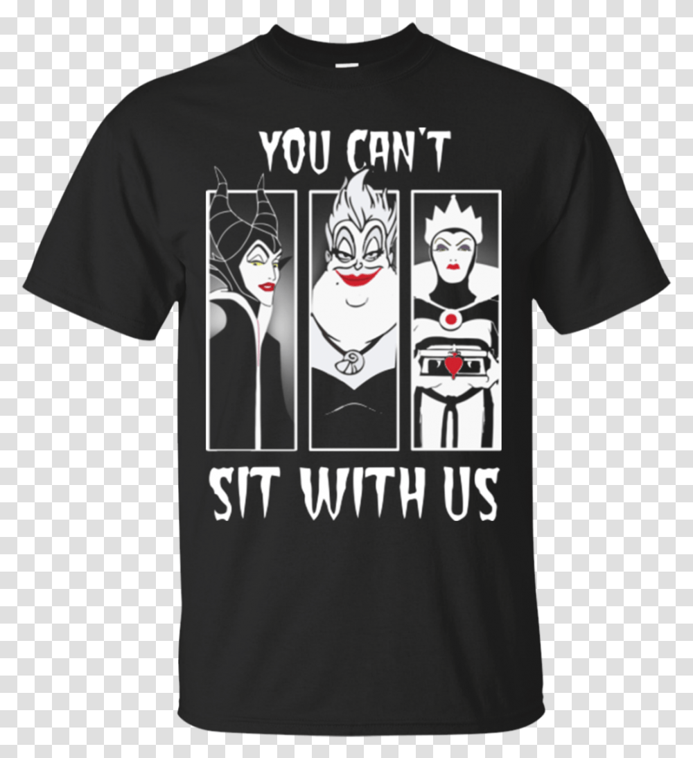 Awaiting Product Image Disney Villains You Can't Sit With Us, Apparel, T-Shirt, Hand Transparent Png