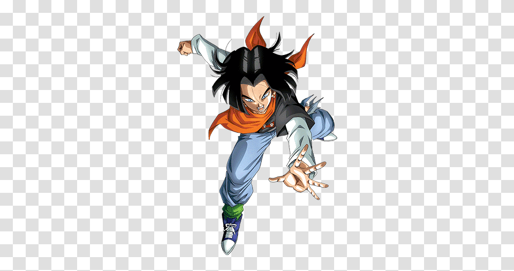 Awakened Ur Concentrated Power Android 17 Extreme Str Dragon Ball Z Android 17, Comics, Book, Person, Human Transparent Png