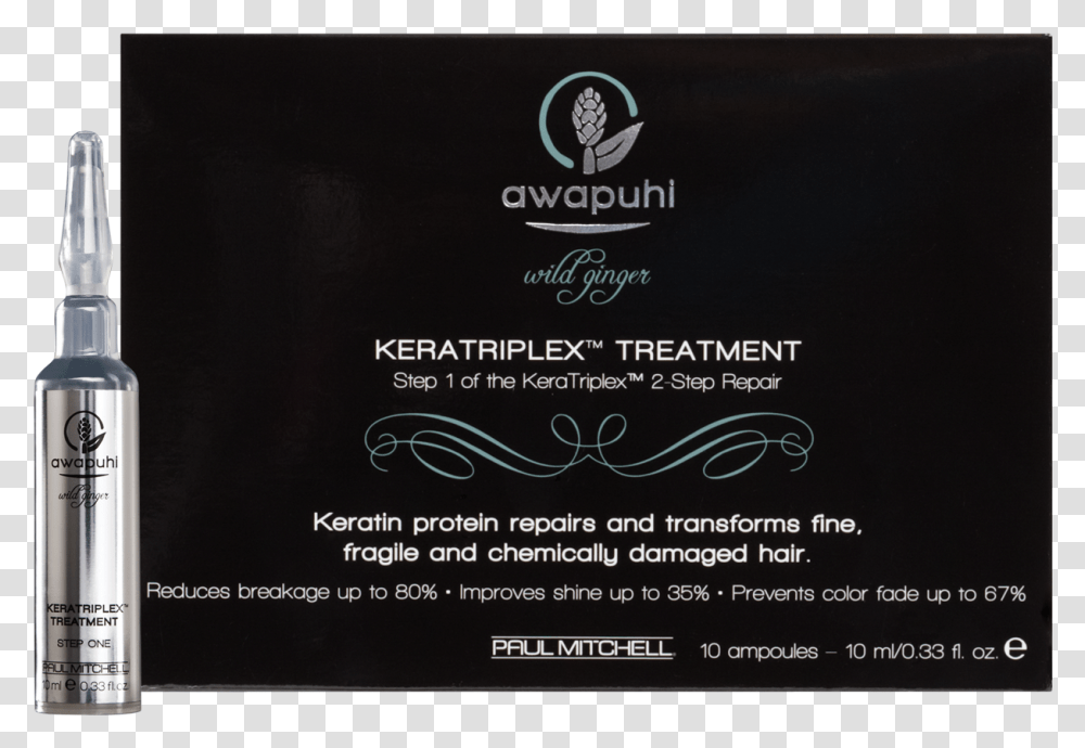 Awapuhi Wild Ginger Keratriplex Treatment Cosmetics, Paper, Plaque, Poster Transparent Png