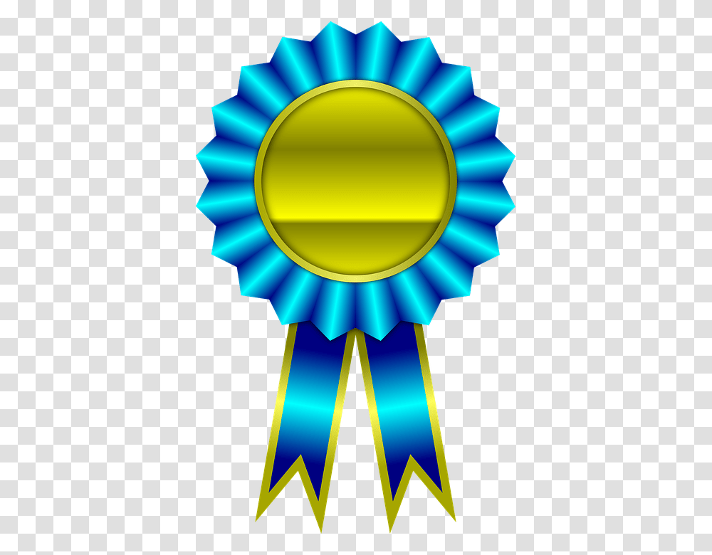 Award Blue Ribbon Ribbon Design For Awards, Logo, Trademark, Badge Transparent Png