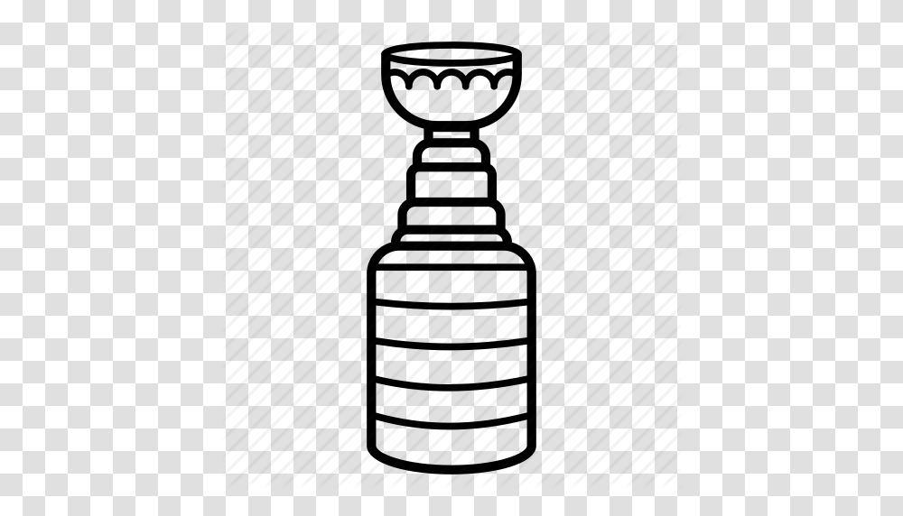 Award Championship Hockey Nhl Stanley Cup Trophy Wn, Bottle, Pop Bottle, Beverage, Drink Transparent Png