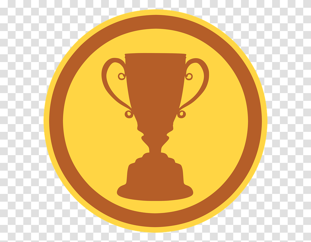 Award Cup Icon Win Medal Success Sign Scalable Vector Graphics, Trophy, Gold, Gold Medal Transparent Png