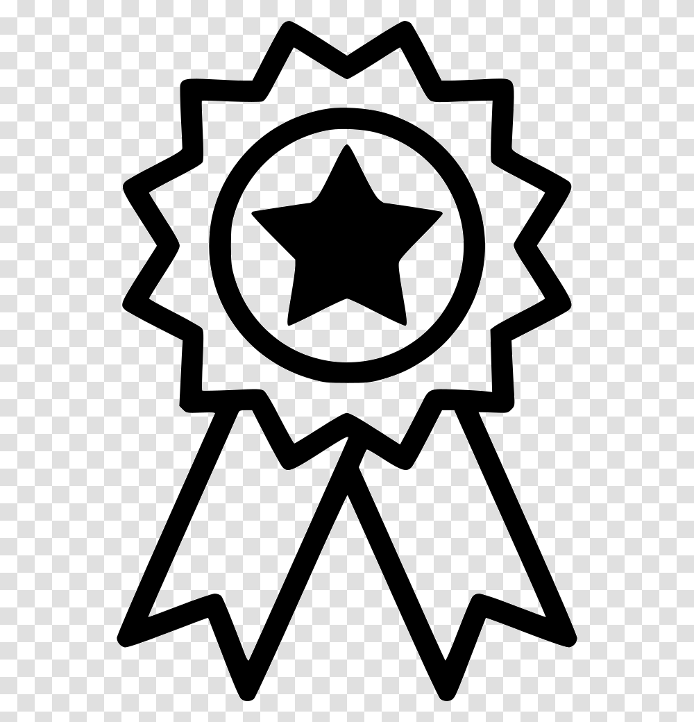 Award Icon, Star Symbol, Emblem, Stencil Transparent Png