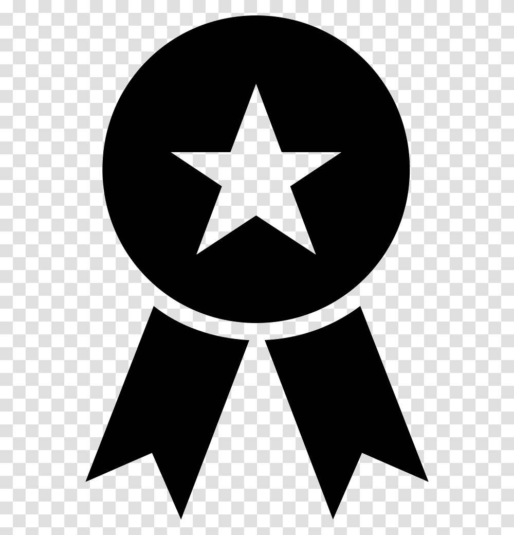 Award Icon, Star Symbol, Stencil, Cross Transparent Png