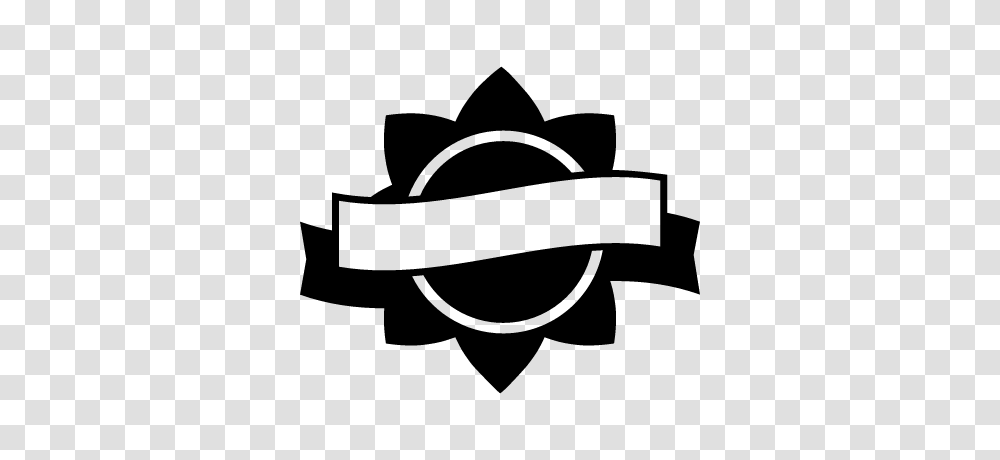 Award Label Of Circular Flower Shape With A Banner Free Vectors, Gray, World Of Warcraft Transparent Png