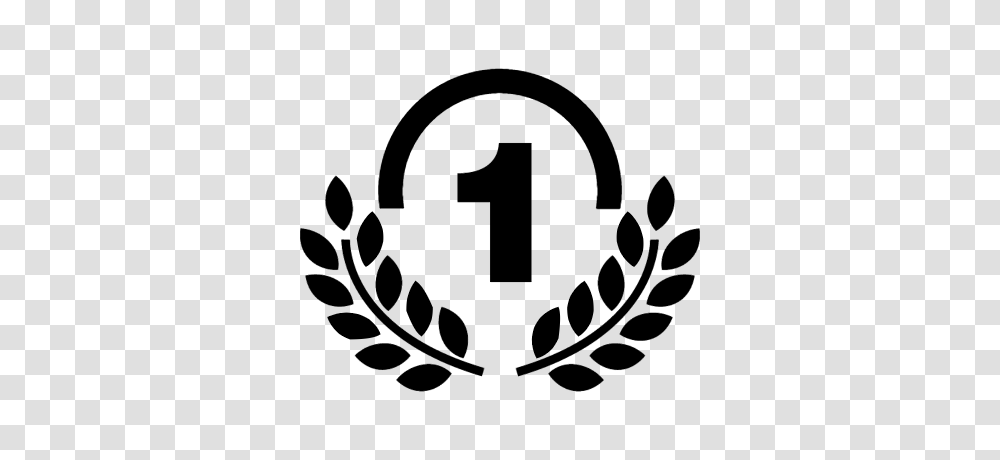 Award Medal Of Number One With Olive Branches Free Vectors, Gray, World Of Warcraft Transparent Png