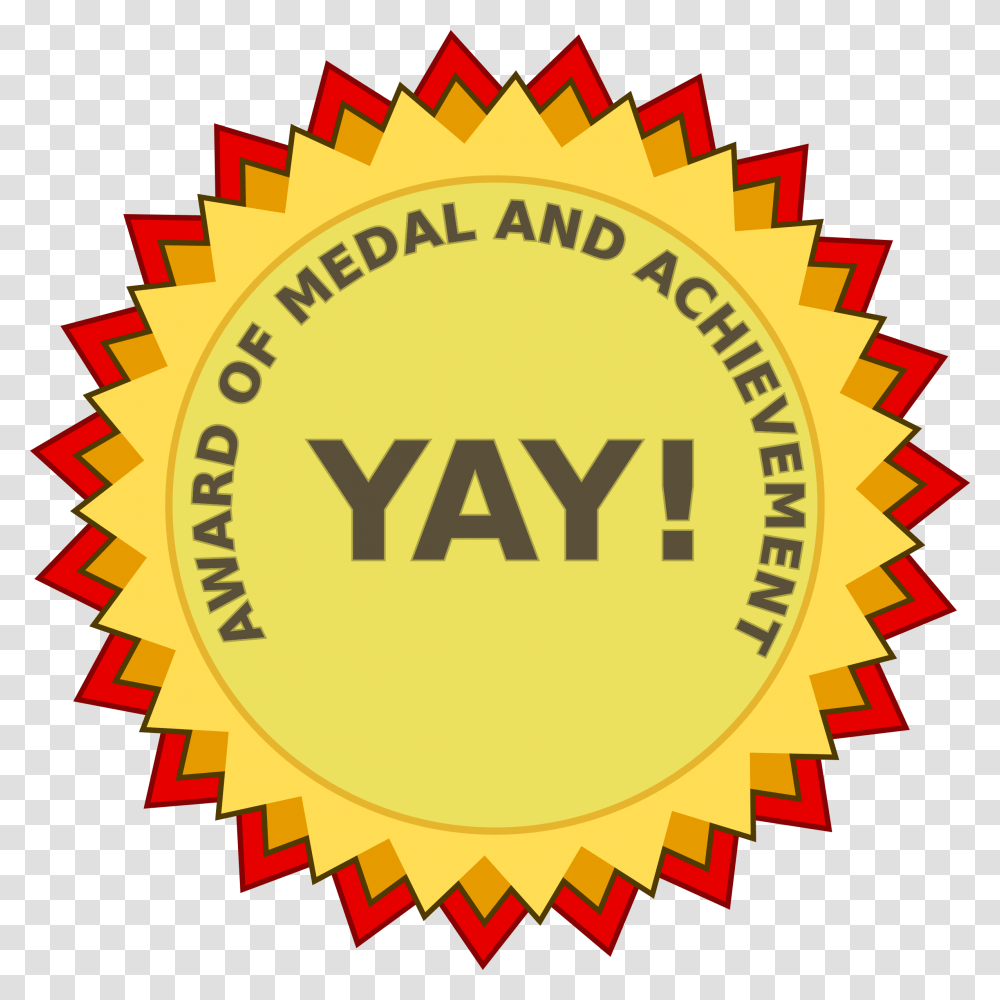Award Of Medal And Achievement Clip Arts Best Teacher Ribbon Award, Label, Outdoors, Gold Transparent Png
