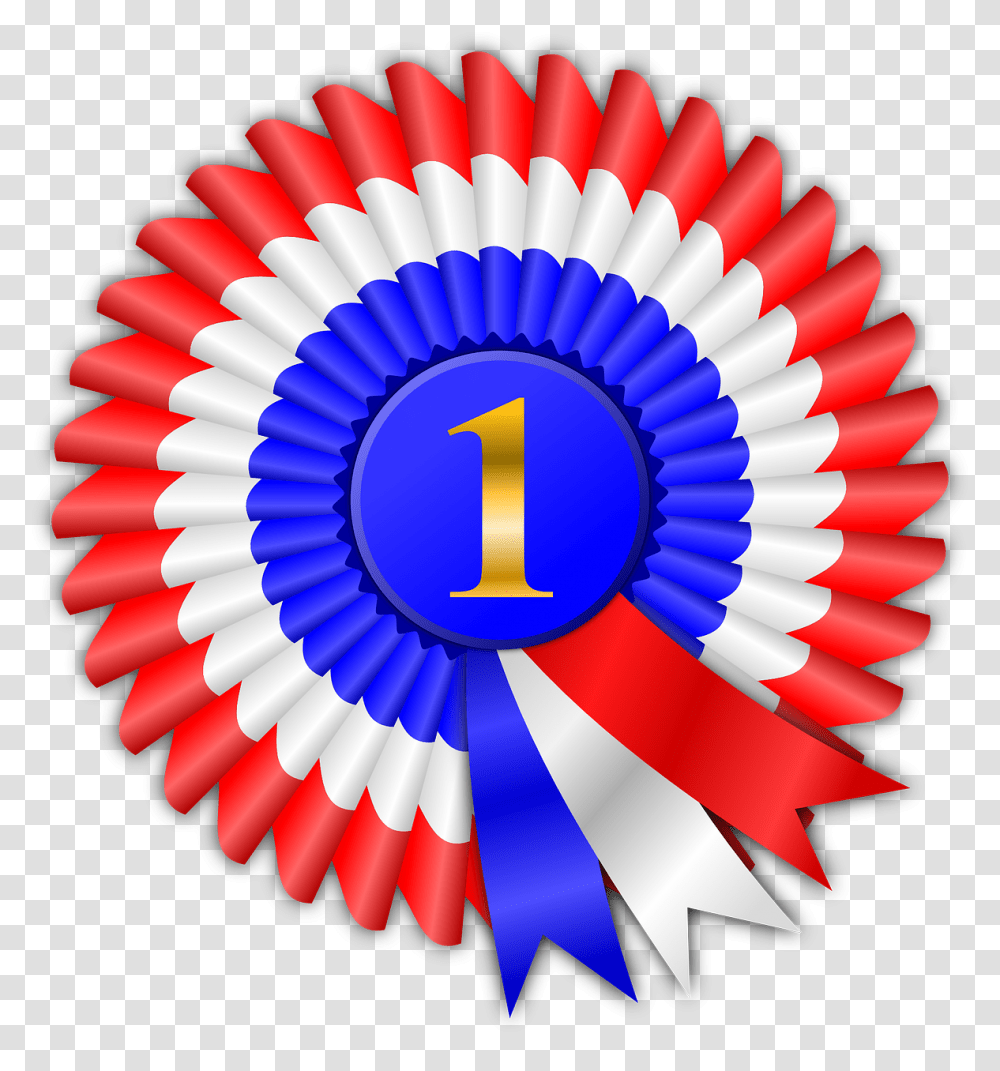 Award Prize Ribbon Winner Win Competition Honor Rosette Clipart Free, Logo, Trademark, Badge Transparent Png