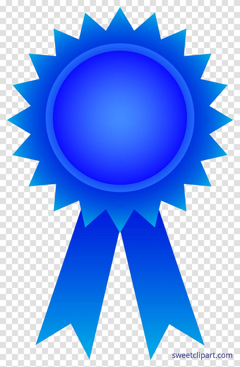 Award Ribbon Blue Clip Art, Logo, Trademark, Badge Transparent Png