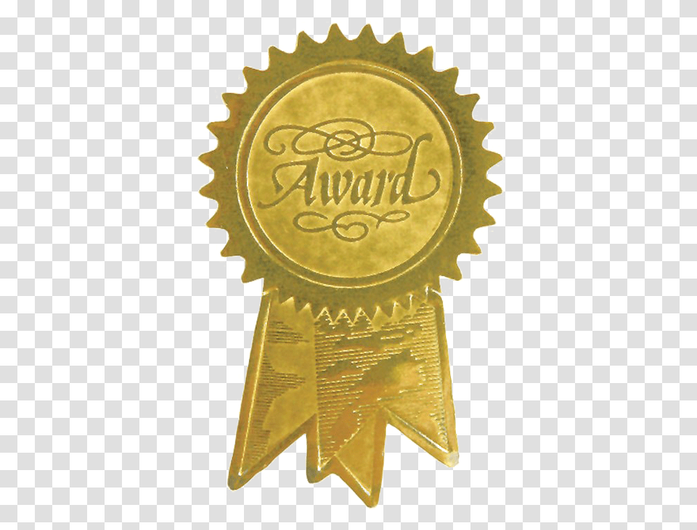 Award Ribbon, Gold, Logo, Trademark Transparent Png