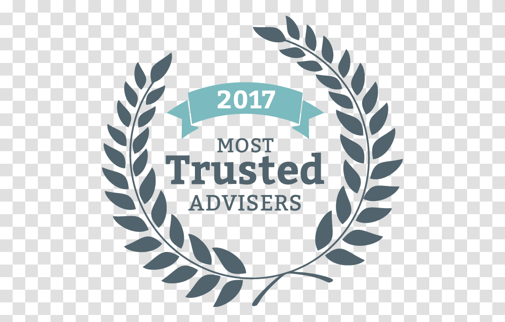 Award Winning Pic 2018 Most Trusted Advisers, Logo, Trademark, Emblem Transparent Png