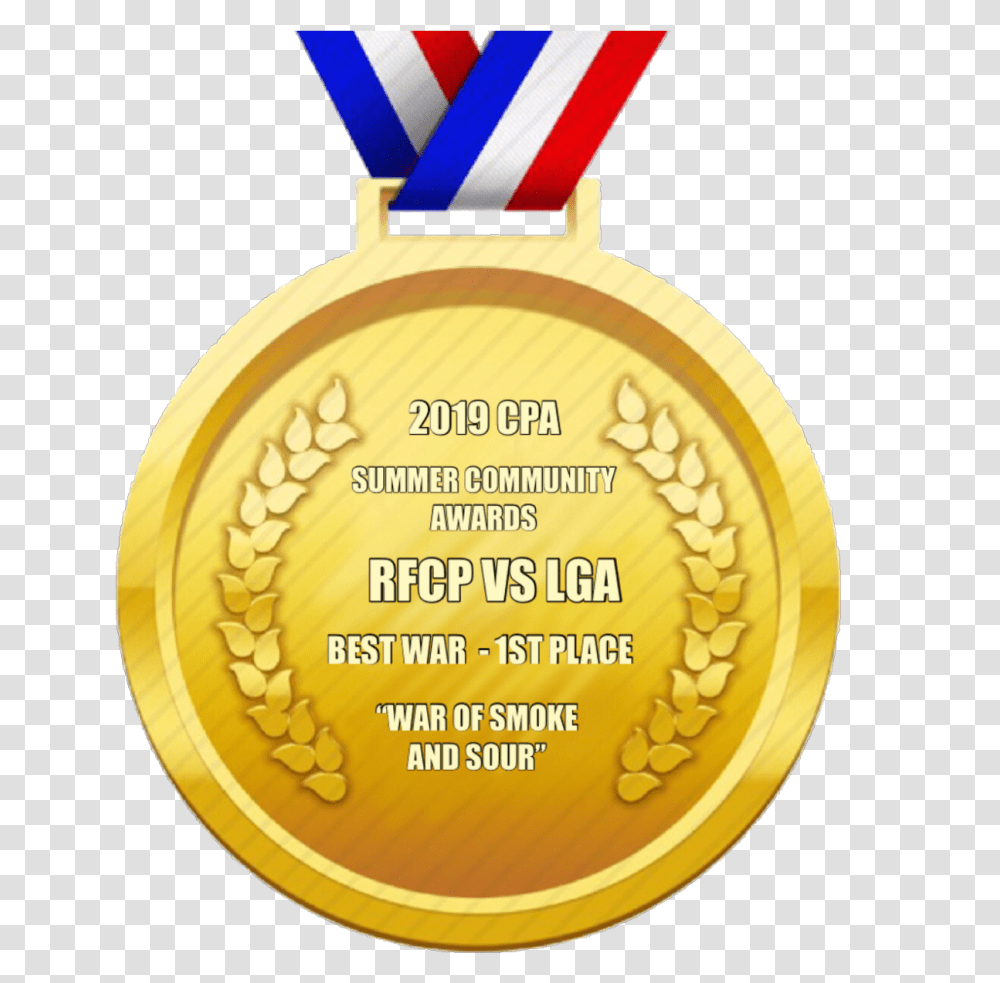 Awards And Medals Recon Federation Of Club Penguin Clipart Background Gold Medal, Trophy, Dynamite, Bomb, Weapon Transparent Png