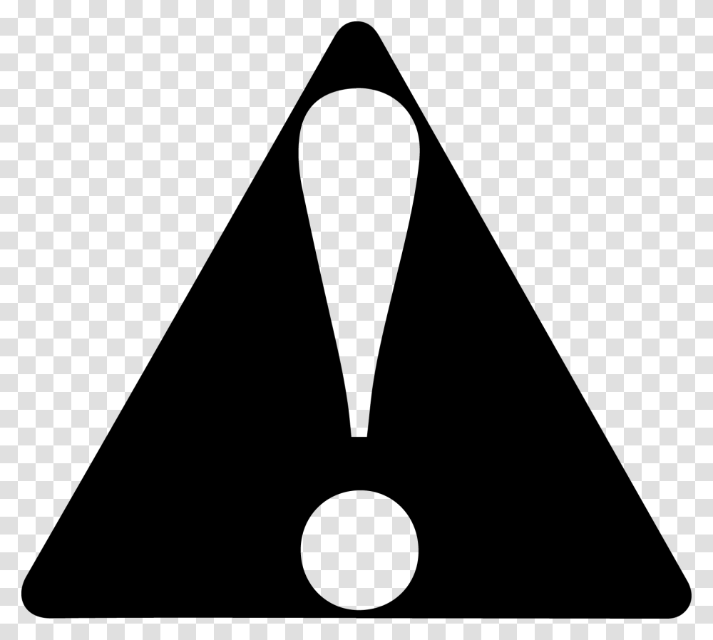 Aware Symbol Exclamation Mark In A Triangle Triangle, Gray Transparent Png