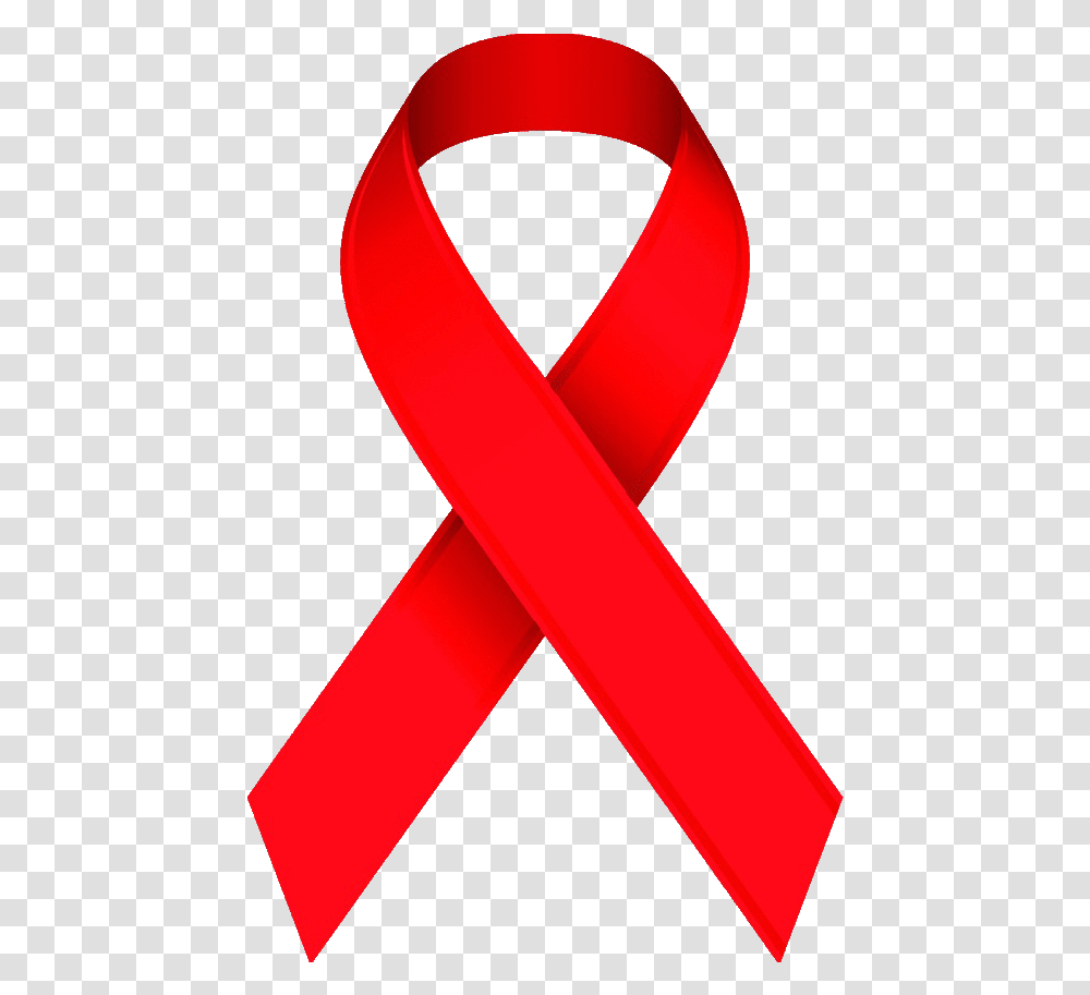 Awareness Ribbon Clip Art Red Red Ribbon Stroke, Sash, Neck, Purple, Tie Transparent Png