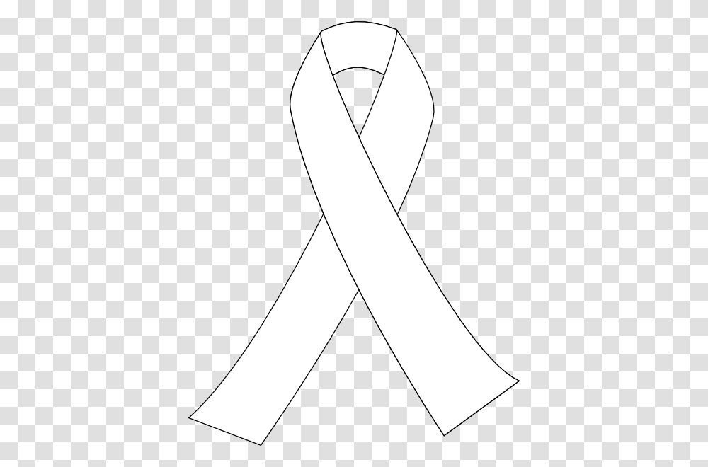 Awareness Ribbon Picture White Aids Ribbon, Accessories, Accessory, Tie, Jewelry Transparent Png