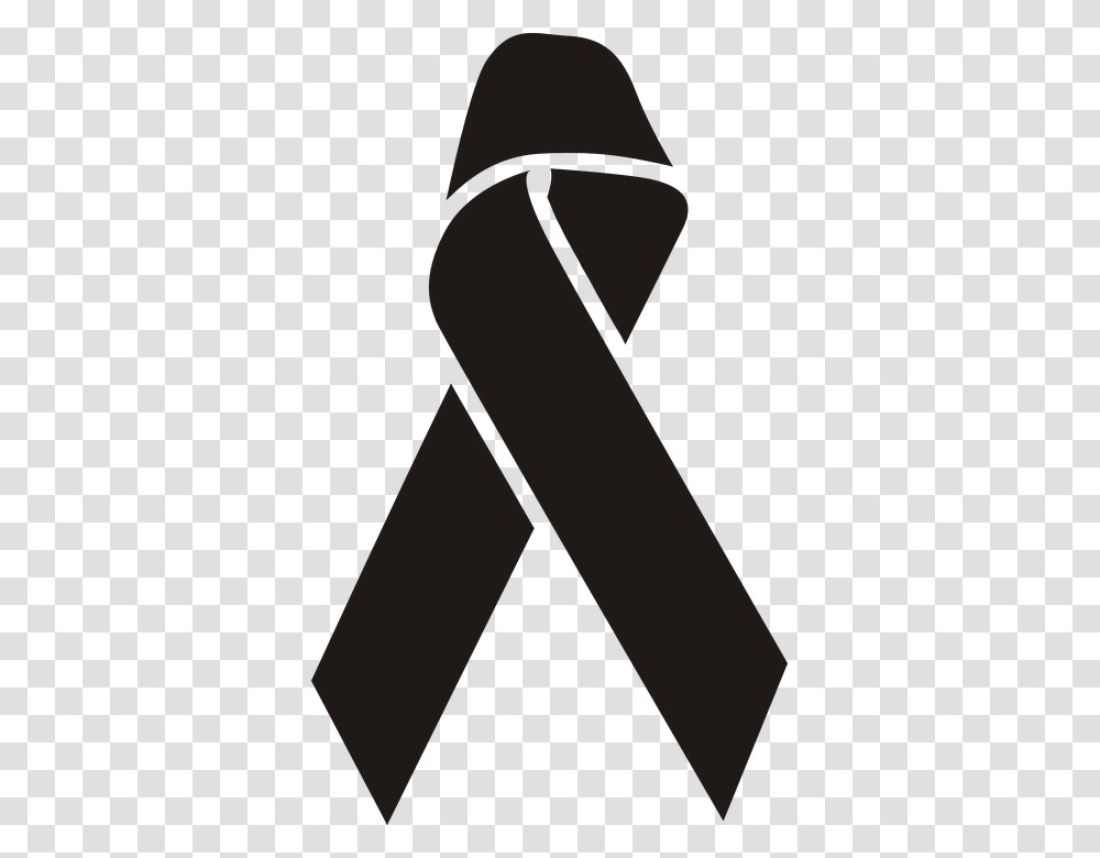Awareness Ribbon Support Black Charity Wiccan Free Awareness Ribbon Svg, Apparel, Triangle Transparent Png