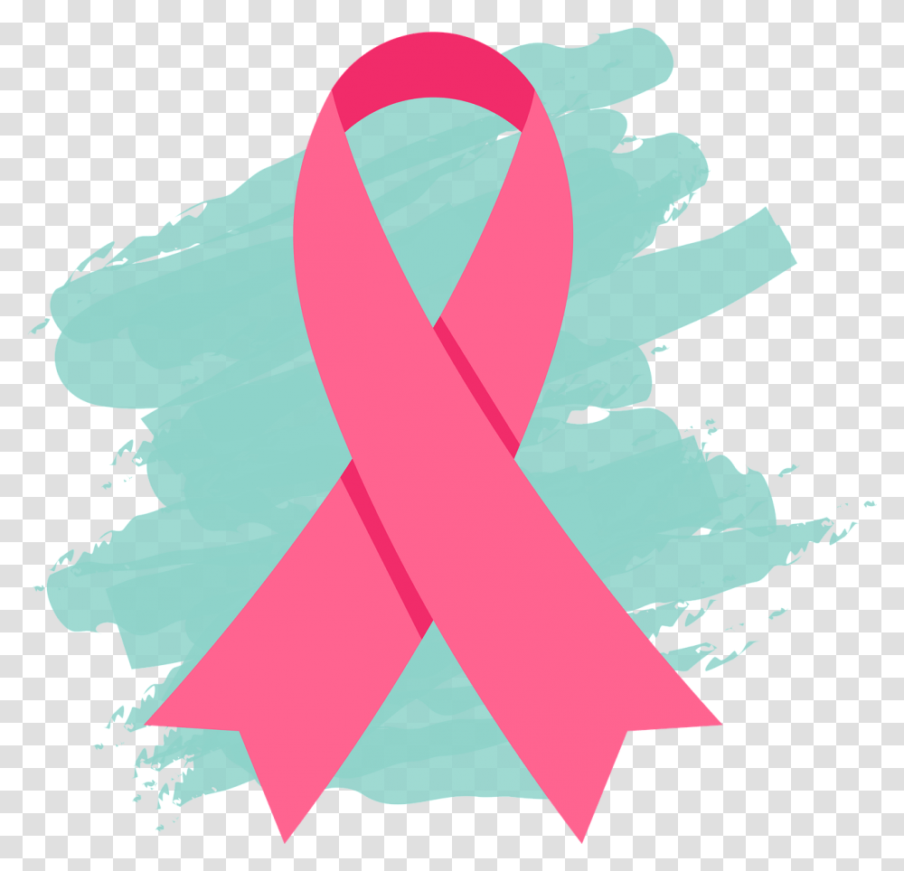 Awareness Ribbon Symbol Breast Free Image On Pixabay World Cancer Day Quotes In Hindi, Graphics, Art, Poster, Advertisement Transparent Png