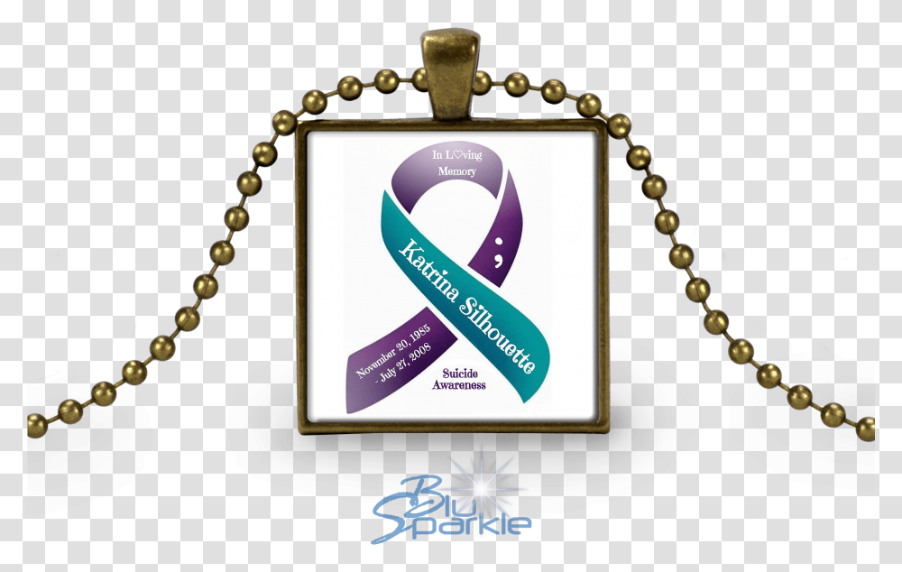 Awareness Ribbons Ladies Gold Chain, Pendant, Necklace, Jewelry, Accessories Transparent Png