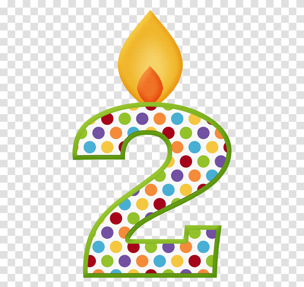 Awcircuscandle 2png Auguri Di Compleanno Buon Birthday Number 2 Clipart, Symbol, Text, Alphabet, Rug Transparent Png