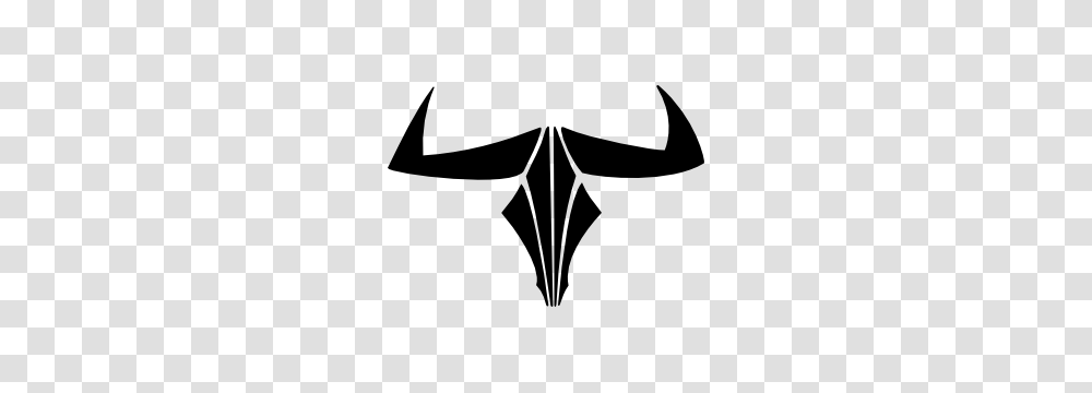 Awesome Bull Cow Skull Sticker, Stencil, Label Transparent Png