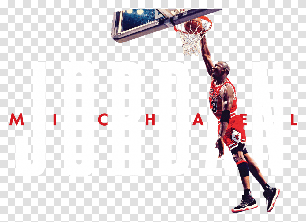 Awesome Download Hd Free Jordan Logo Michael Jordan Hd Dunk, Person, Human, People, Team Sport Transparent Png