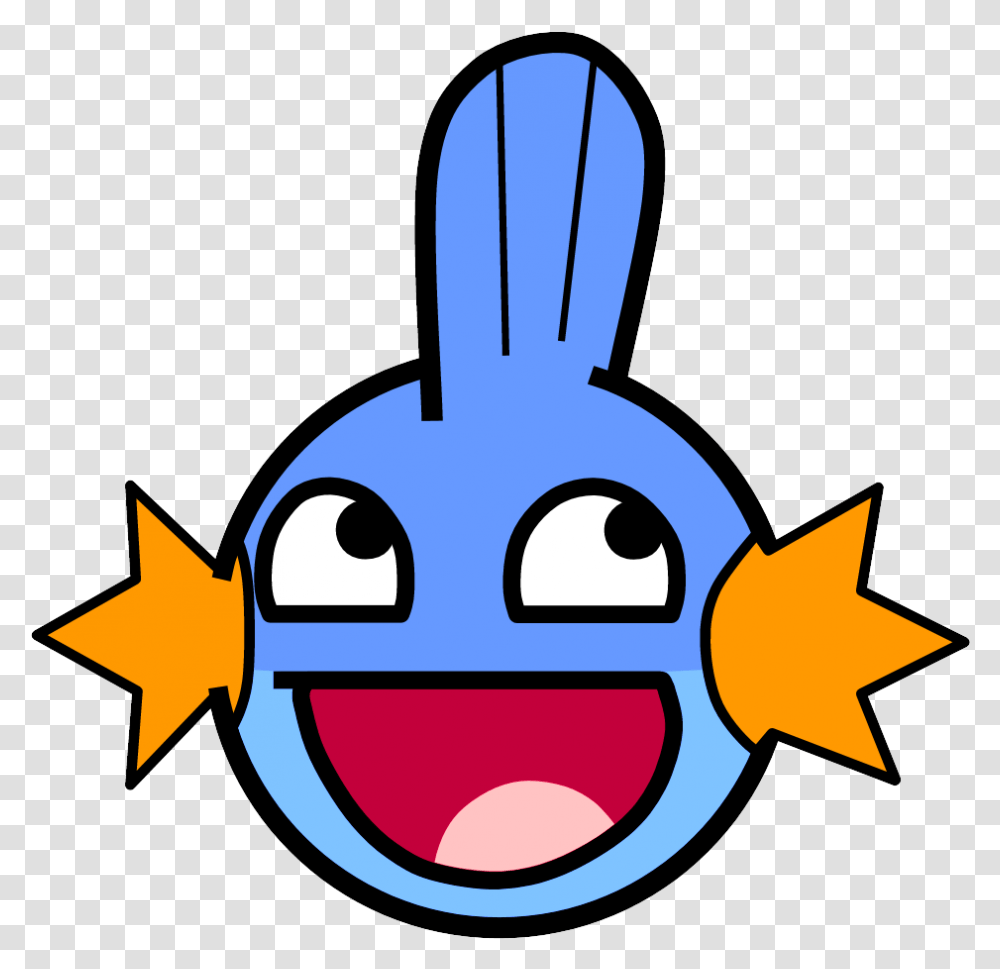 Awesome Face Mudkip Mudkip Face, Label, Star Symbol Transparent Png