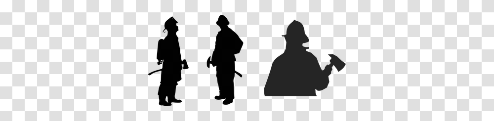 Awesome Fireman Silhouette Clip Art, Person, Face, Photography, People Transparent Png