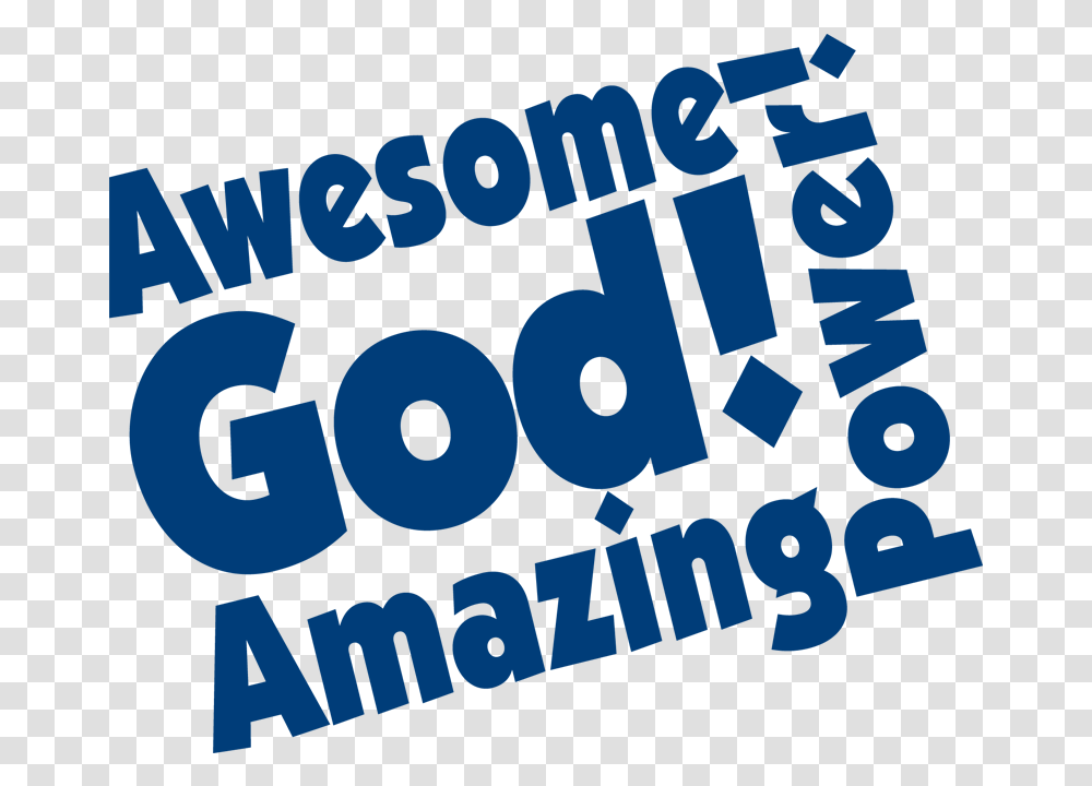 Awesome God Clip Art Awesome God, Text, Alphabet, Poster, Word Transparent Png