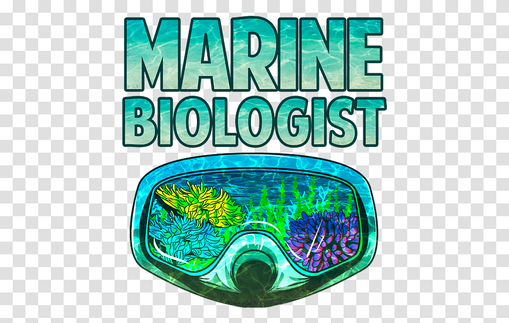 Awesome Marine Biologist Underwater Biology Fleece Blanket Diving Mask, Light, Neon, Label, Text Transparent Png
