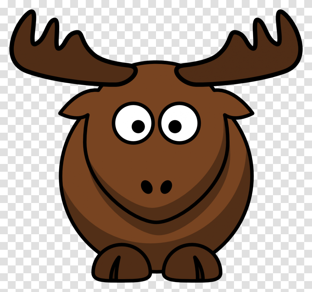 Awesome Nice Cartoon Clip Art And Moose, Wildlife, Animal, Mammal, Deer Transparent Png