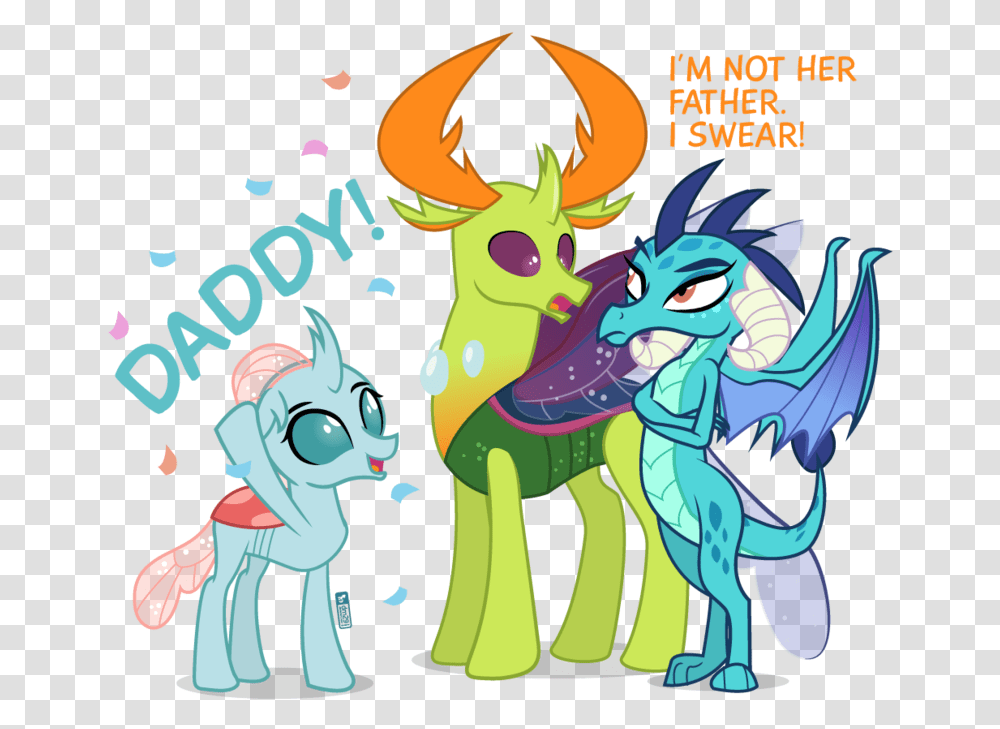 Awesome Pony Pics For Old Time S Sake Mlp Thorax And Ember, Crowd, Dragon Transparent Png