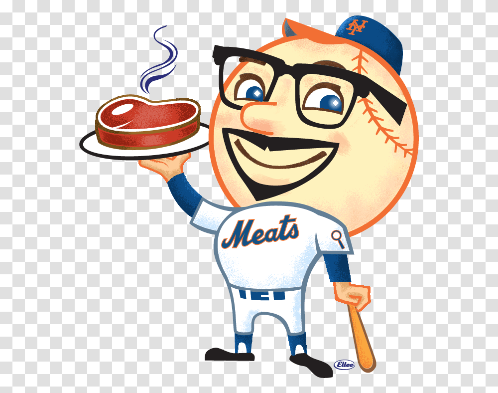 Awesome Stuff Larry Logos And Uniforms Of The New York Mets, Performer, Label, Mascot Transparent Png