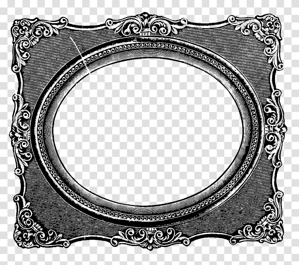 Awesome Vintage Picture Frame Clipart Crte, Oval, Painting, Gate, Mirror Transparent Png