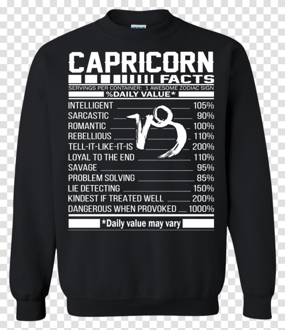 Awesome Zodiac Sign Capricorn Sign, Apparel, Sleeve, Long Sleeve Transparent Png