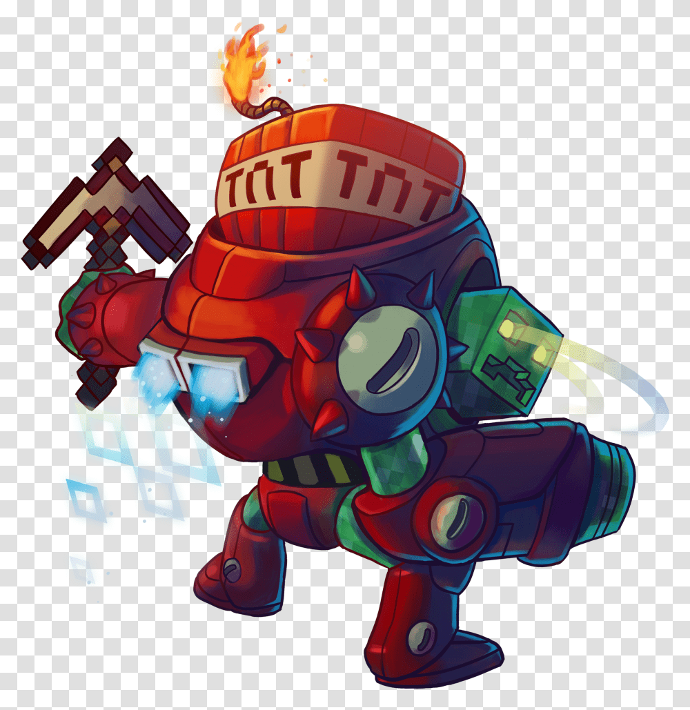 Awesomenauts Creeper Clunk, Toy, Robot Transparent Png