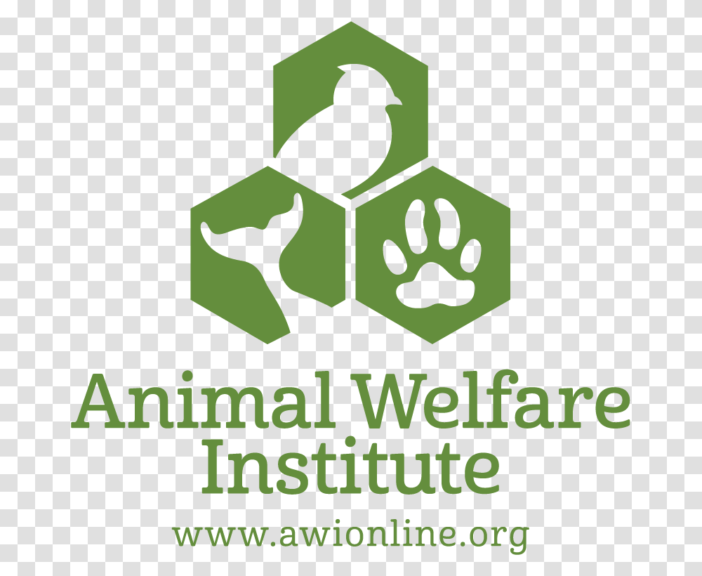 Awi Logo Vertical Green Animal Welfare Institute, Recycling Symbol Transparent Png