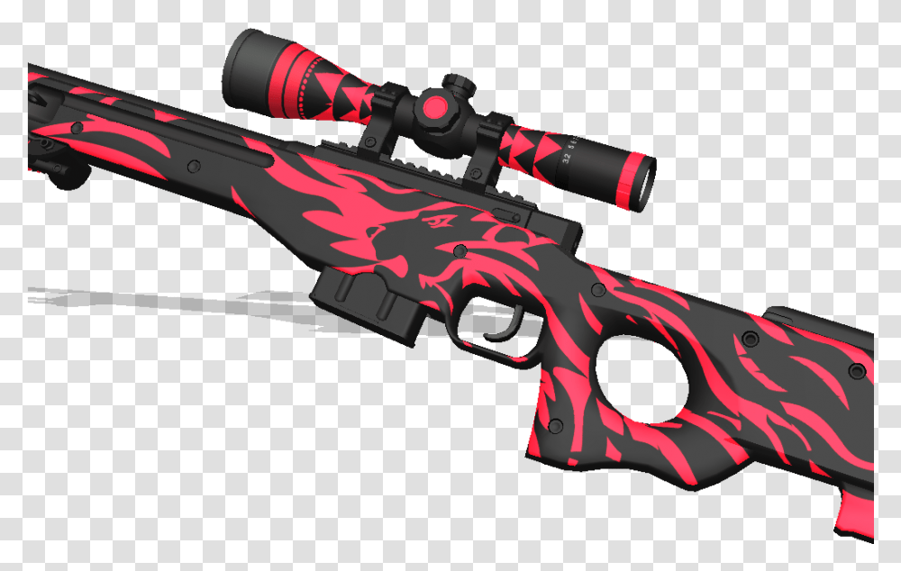 Awp Red Lion Red Awp, Weapon, Weaponry, Gun, Power Drill Transparent Png