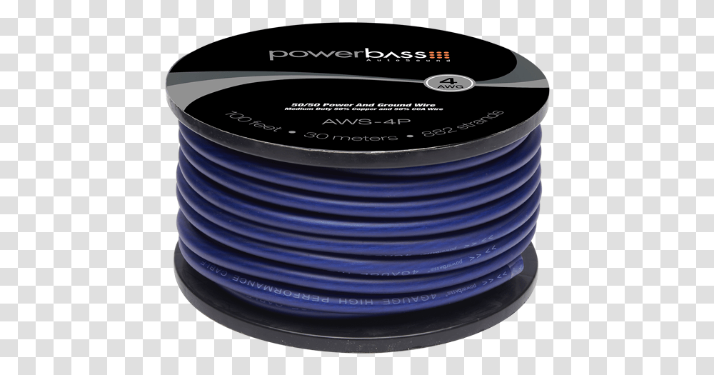 Aws 4p 4 Awg Power Wire Wire, Cable, Disk, Dvd Transparent Png