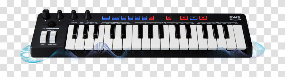 Aws Deepcomposer Keyboard Amazon Deep Composer Keyboard, Piano, Leisure Activities, Musical Instrument, Electronics Transparent Png