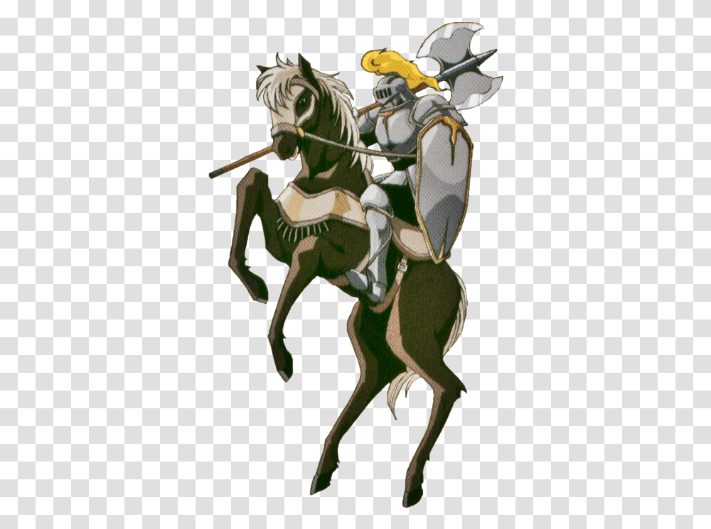 Axe Knight Fire Emblem Wiki Axe Cavalier Fire Emblem, Art, Mammal, Animal, Horse Transparent Png