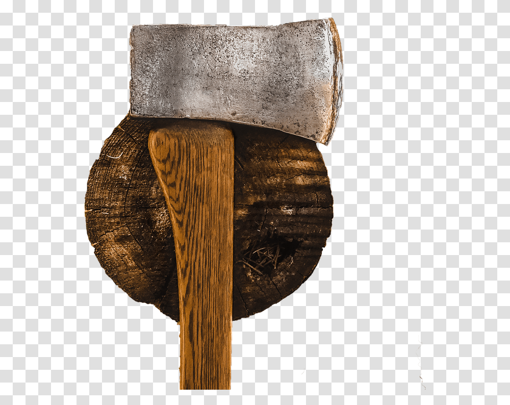 Axe Tree Stump With Axe Wood Free Photo Wood, Tool Transparent Png