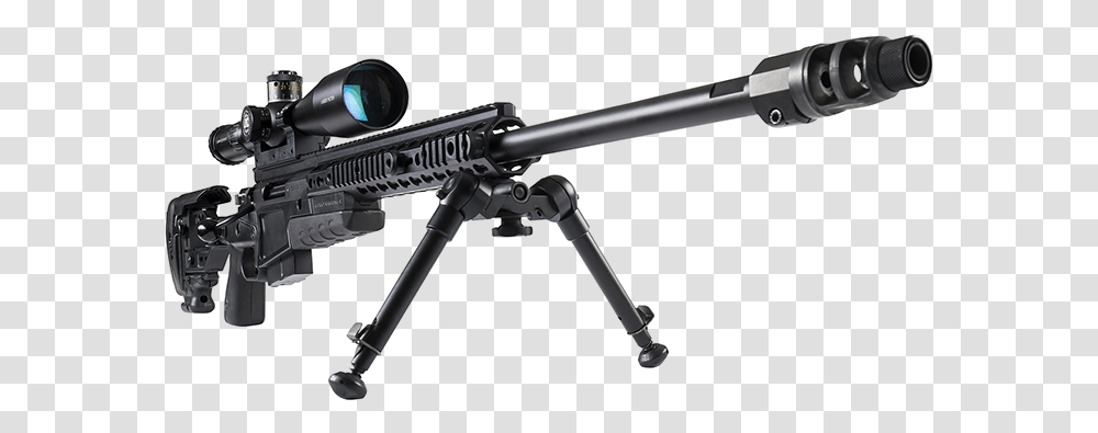 Axmc Sniper Rifle, Gun, Weapon, Weaponry, Machine Gun Transparent Png