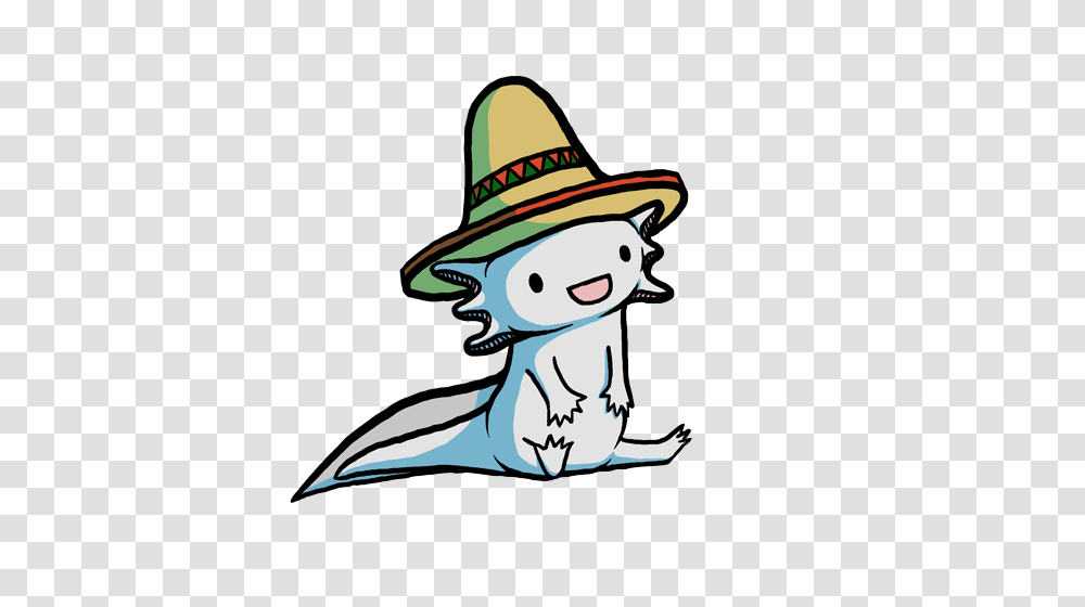 Axolotl, Apparel, Hat, Sombrero Transparent Png