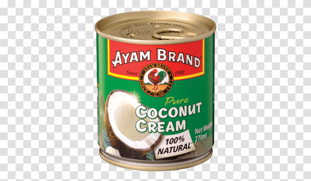 Ayam Brand Coconut Cream Ayam Brand Tuna, Food, Plant, Vegetable, Fruit Transparent Png