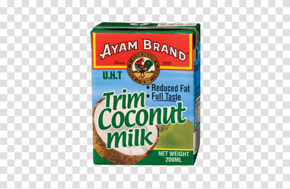 Ayam Brand Trim Coconut Milk 200ml Ayam Brand Trim Coconut Milk, Food, Meal, Leisure Activities, Dish Transparent Png