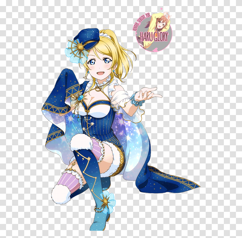 Ayase Eli 112 Love Live Constellation Outfits, Person, Human, Book, Manga Transparent Png