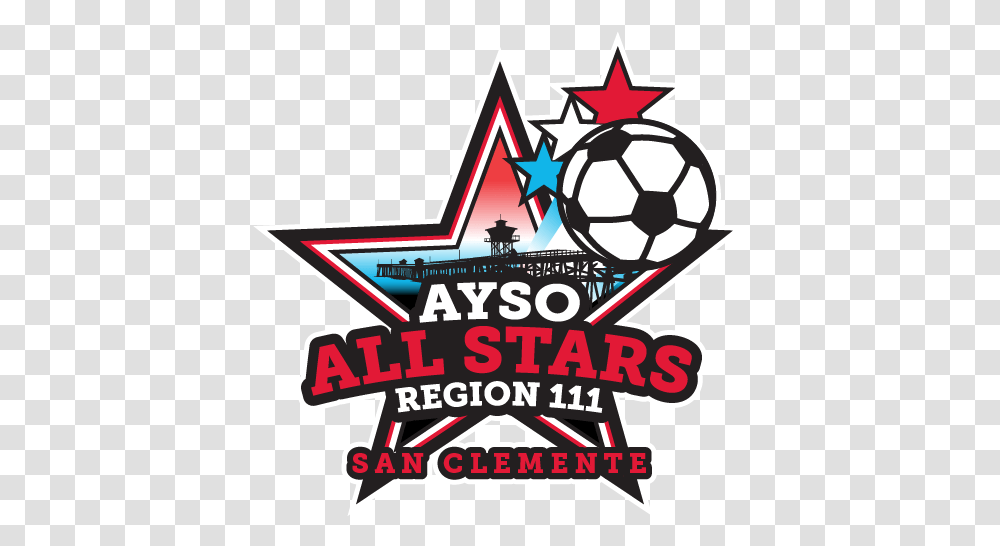 Ayso All Stars Logo Design Ayso All Star Soccer Logo, Symbol, Star Symbol, Poster, Advertisement Transparent Png