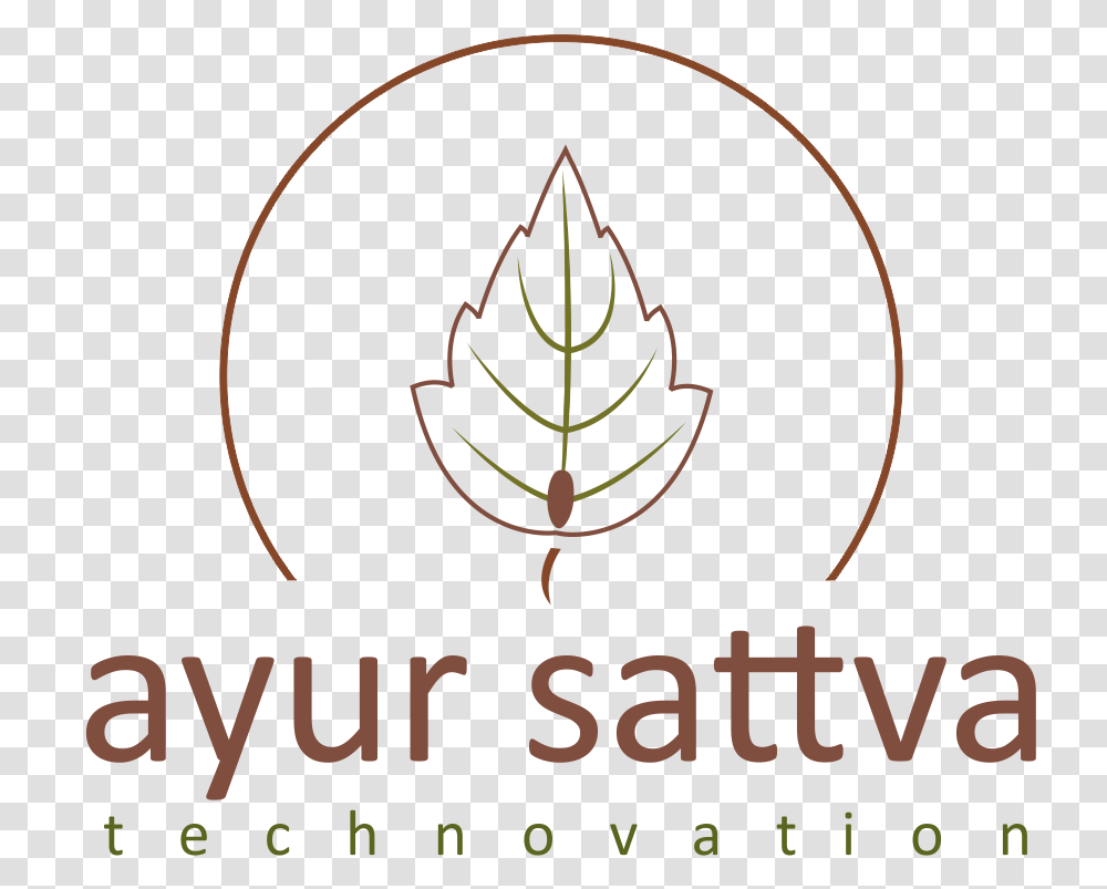 Ayur Sattva Technovation Logo Graphics, Tree, Plant, Ornament, Spider Transparent Png