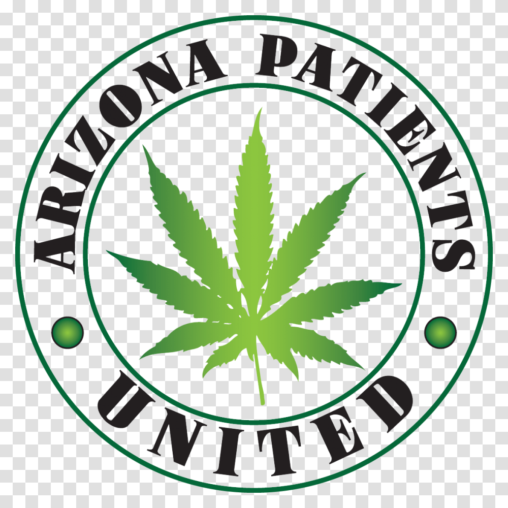 Az Patients United Logo4 Marijuana Leaf, Plant, Hemp, Weed Transparent Png